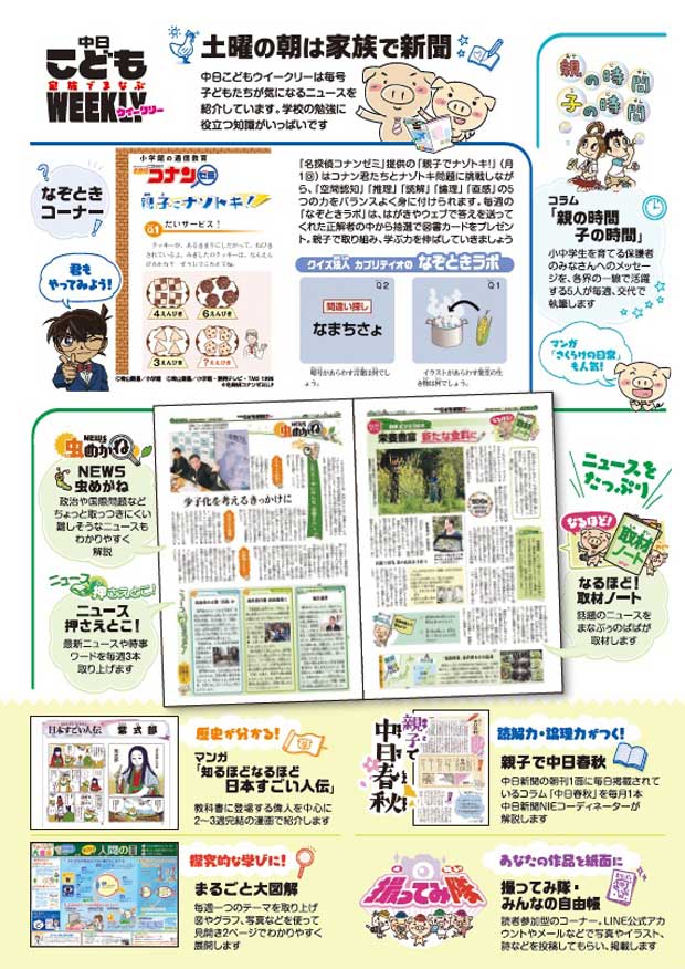 中日こどもウィークリーってどんな新聞？